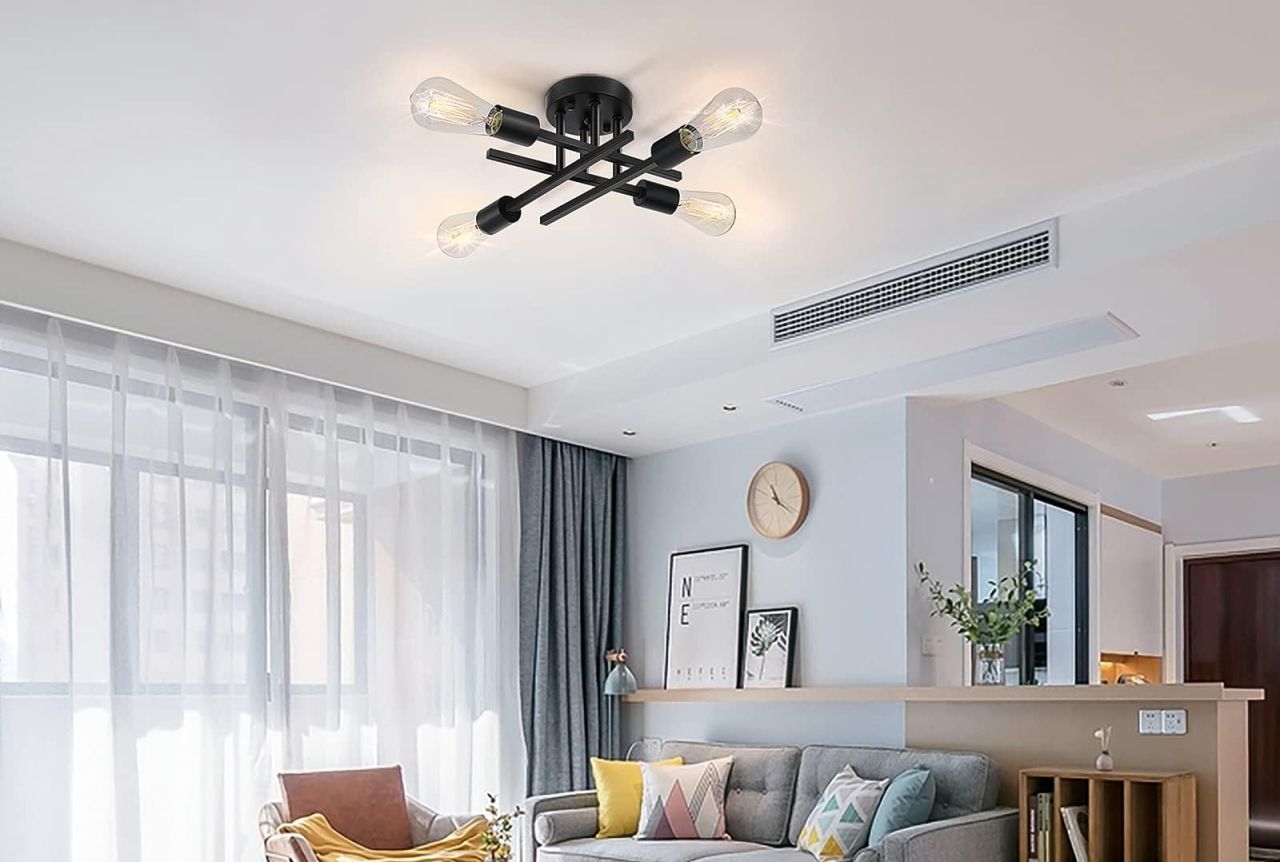 Amazon Prime Day Deals on Light - SunRider Semi Flush Mount Ceiling Light