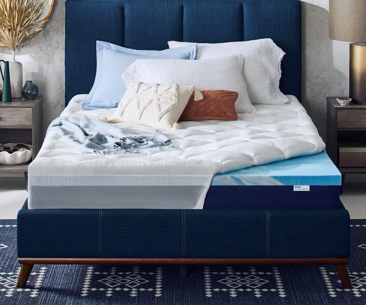 Bed Cooling Systems - Sleep Innovations Cooling Comfort Gel Memory Foam