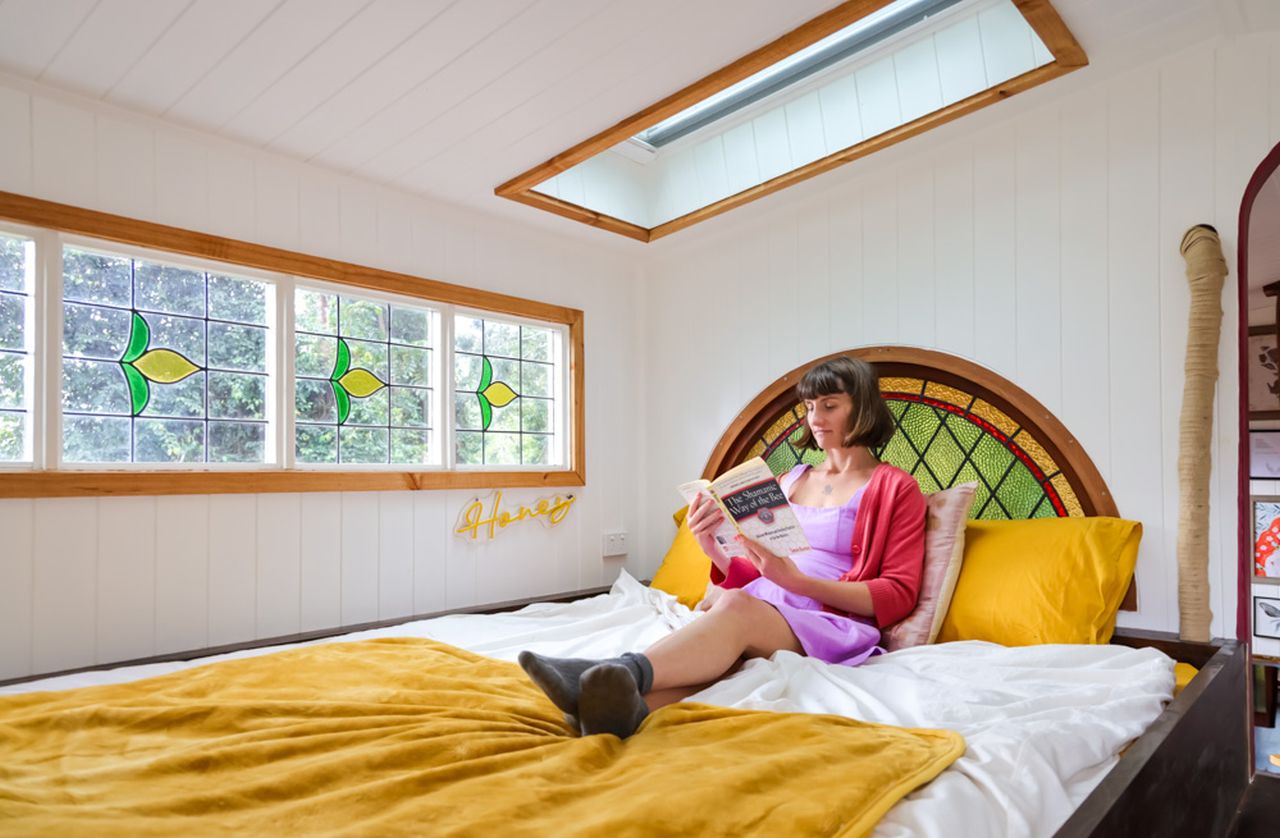 Bedroom of Beehive Tiny House