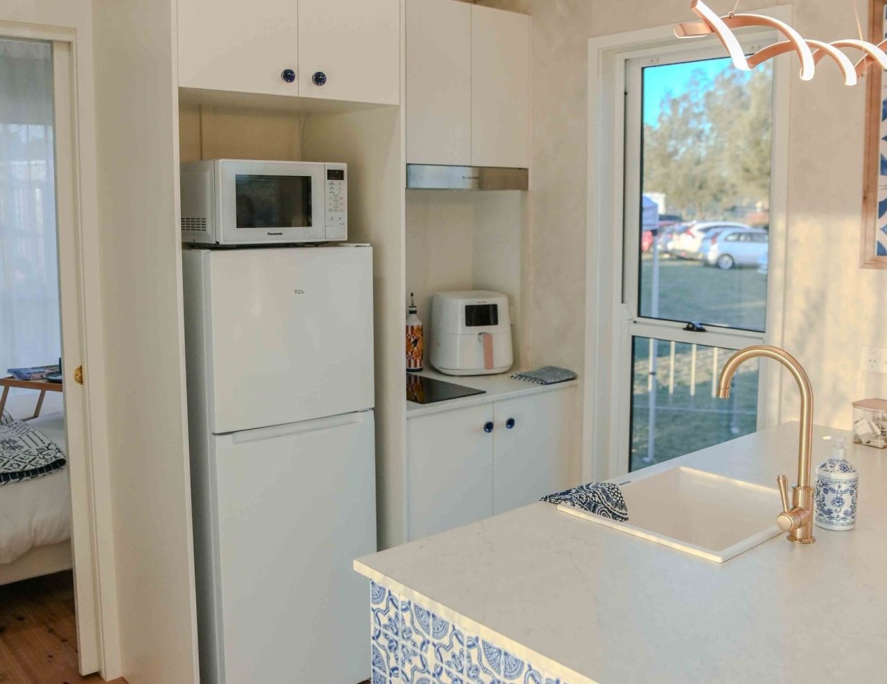 Kitchen of Bowerbird tiny house in Australia
