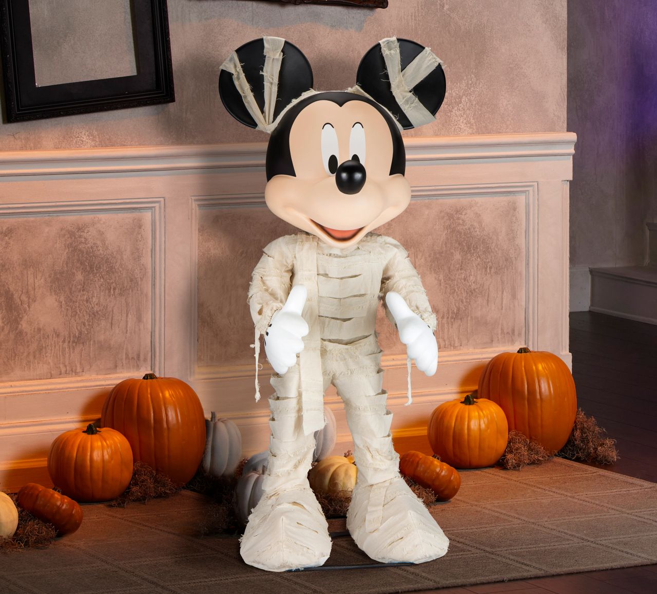 Disney Freestanding Musical Mickey Mouse Mummy Animatronic