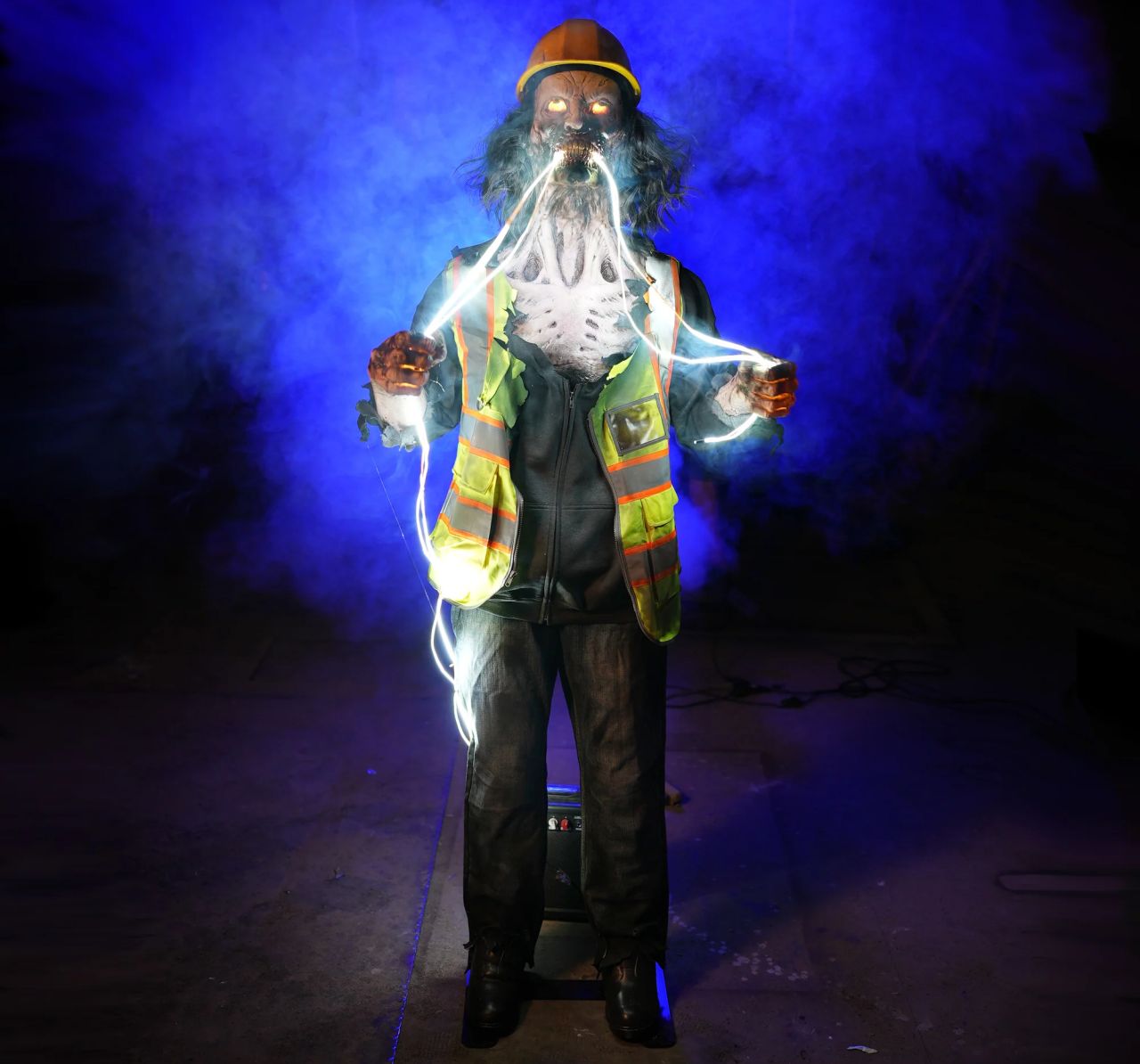Electric Zombie Animated Halloween Prop
