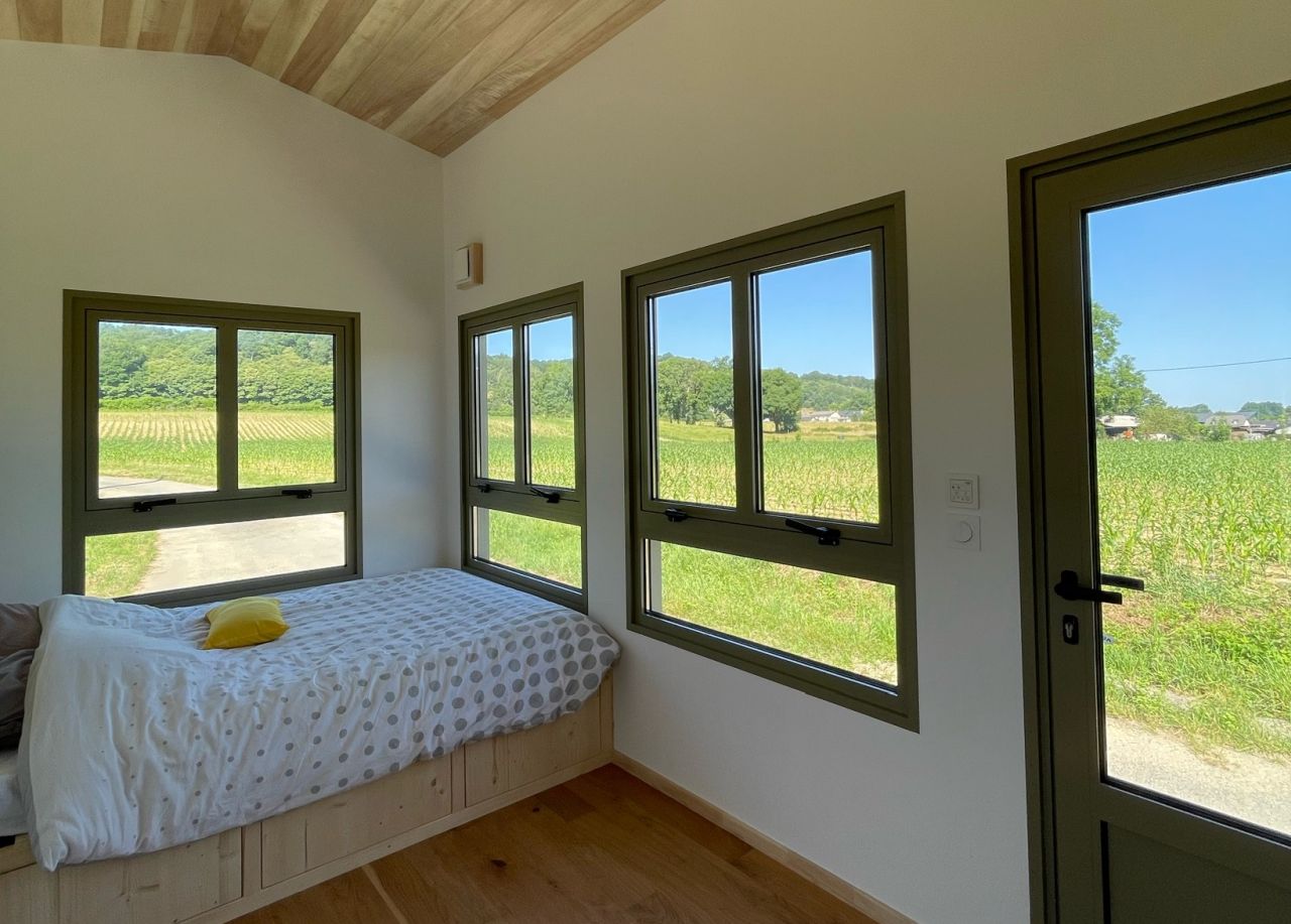 Ground Floor Bedroom of Elsa & Sebastien's Tiny House - 1