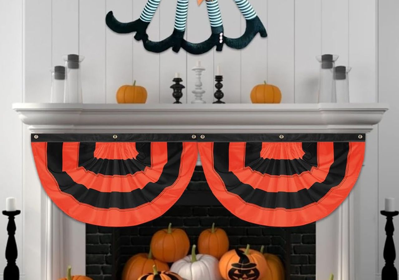 Halloween Indoor Decor Prime Day Deals 2025 -Halloween Bunting Flags