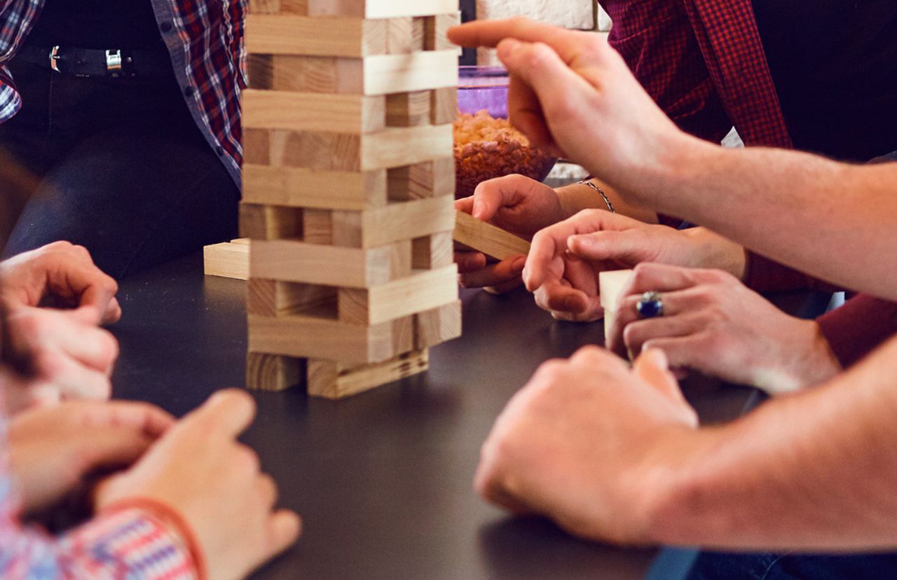Halloween Party Games for Adults - Jenga if you DARE