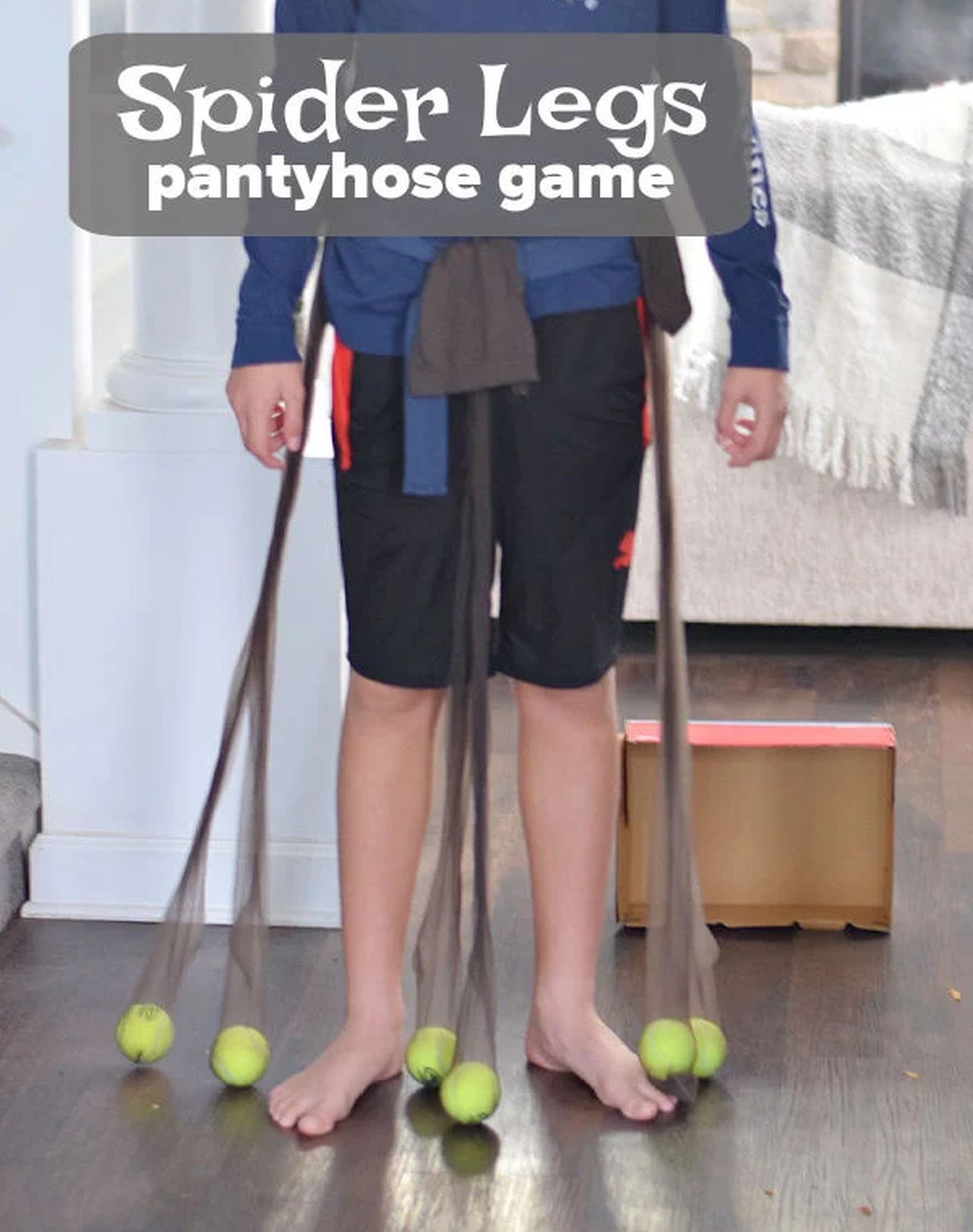 Halloween Party Games for Adults - Spider Legs Pantyhose Game