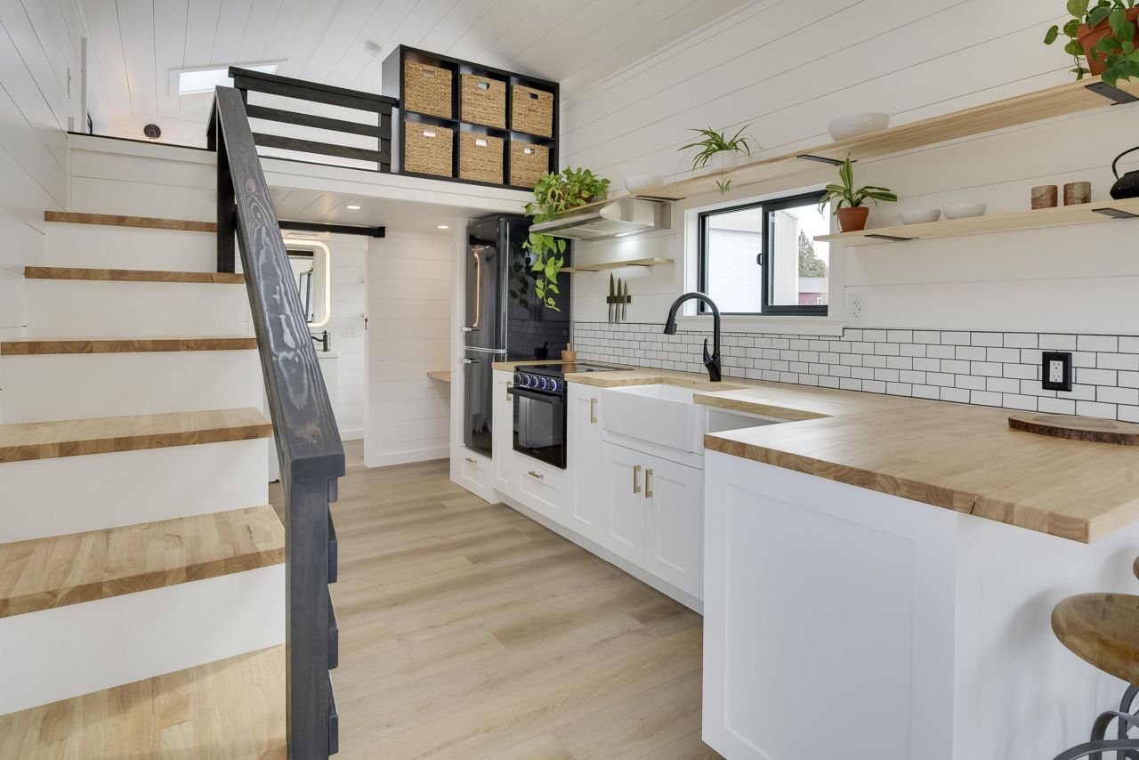 Interior of Ochoco Tiny House
