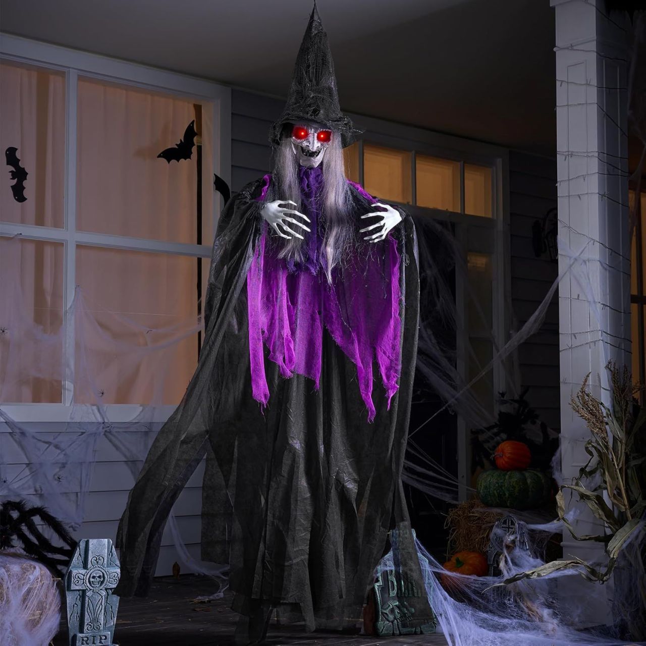 JOYIN Hanging Witch Halloween Animatronic from Amazon Prime Big deal Days sale 2025 new