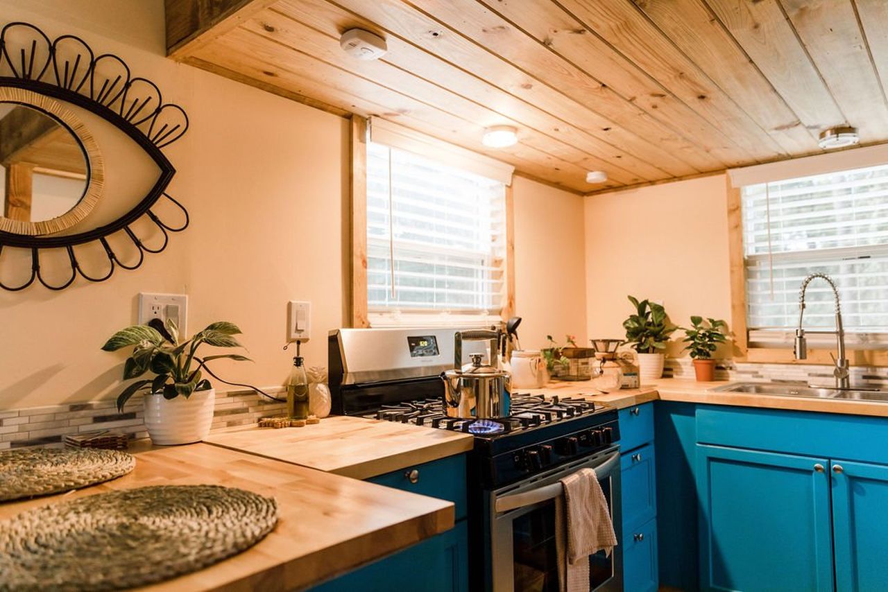 Kitchen of Goa Tiny House