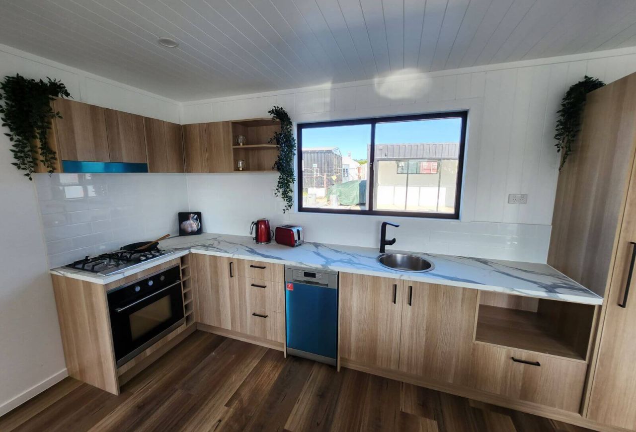 Kitchen of Hayman Container Home