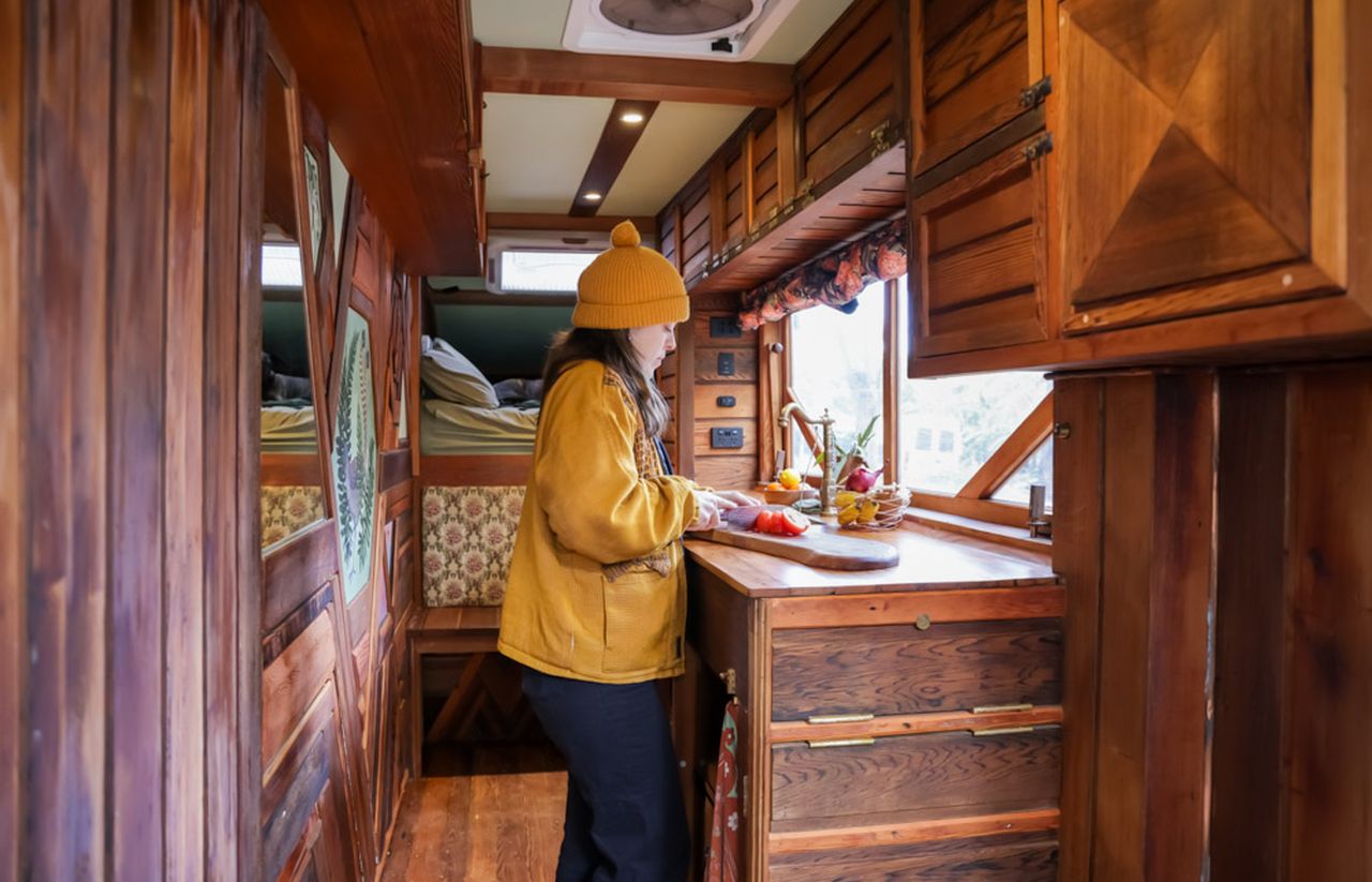 Kitchen of Jade and Steve's Tiny House - 2