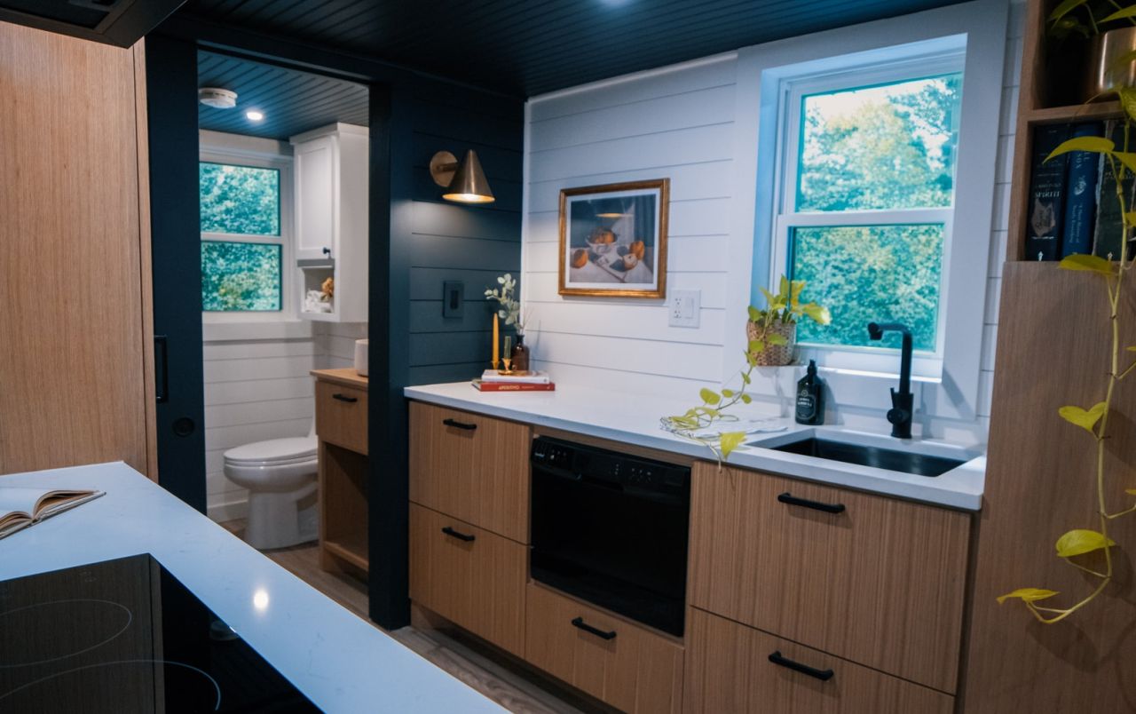 Kitchen of Luxury Tiny House