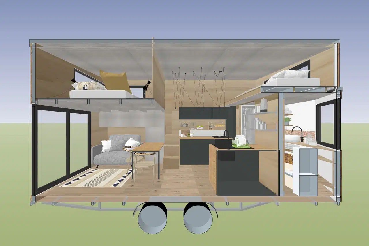 Layout of Emma Tiny House