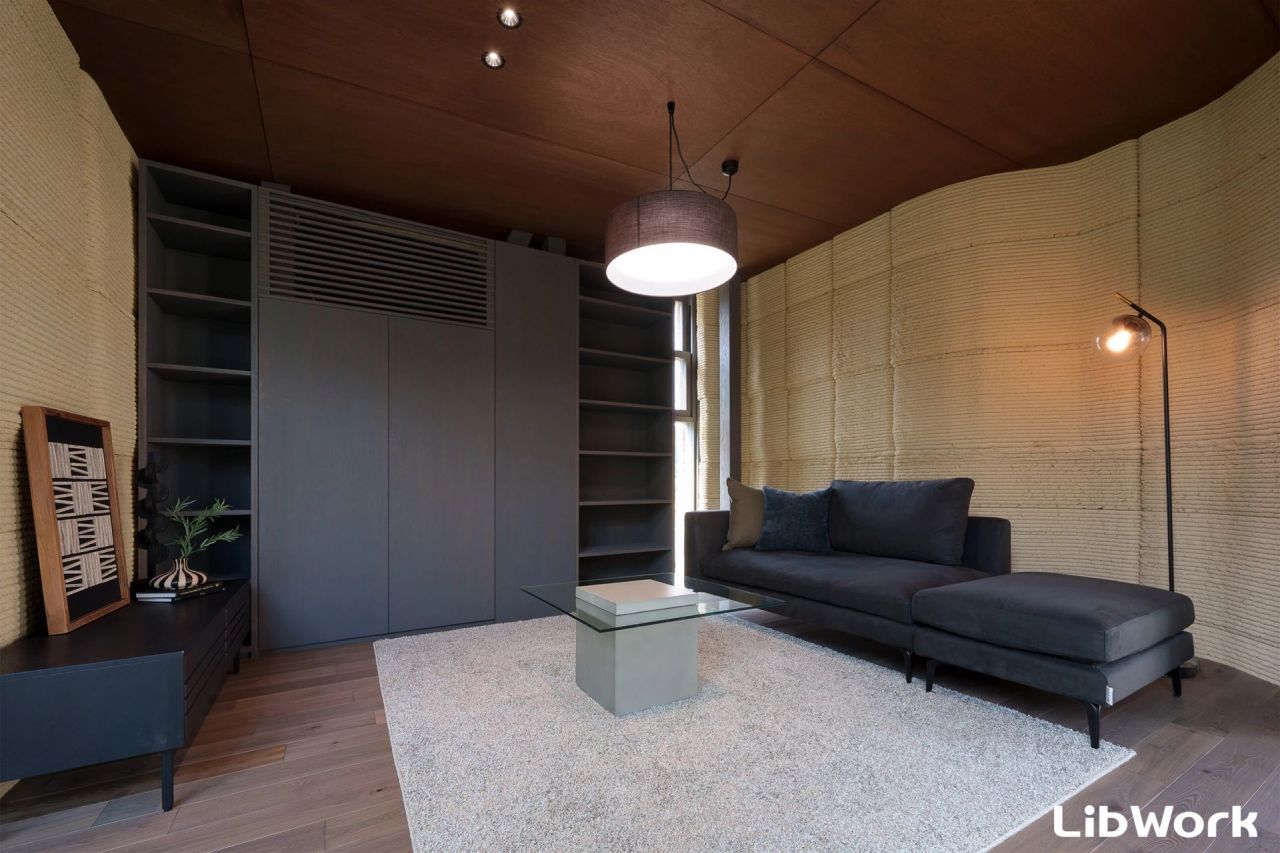 Lib Earth House Model B 3D Printed House From Soil Mixture in Japan