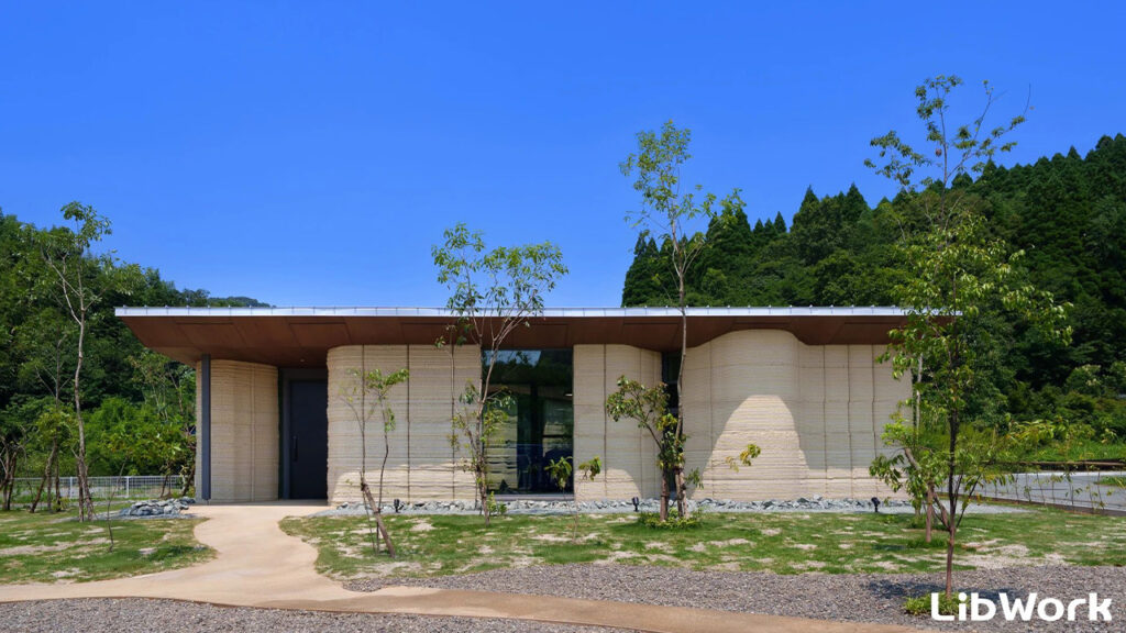 Lib Earth House Model B 3D Printed House From Soil Mixture in Japan