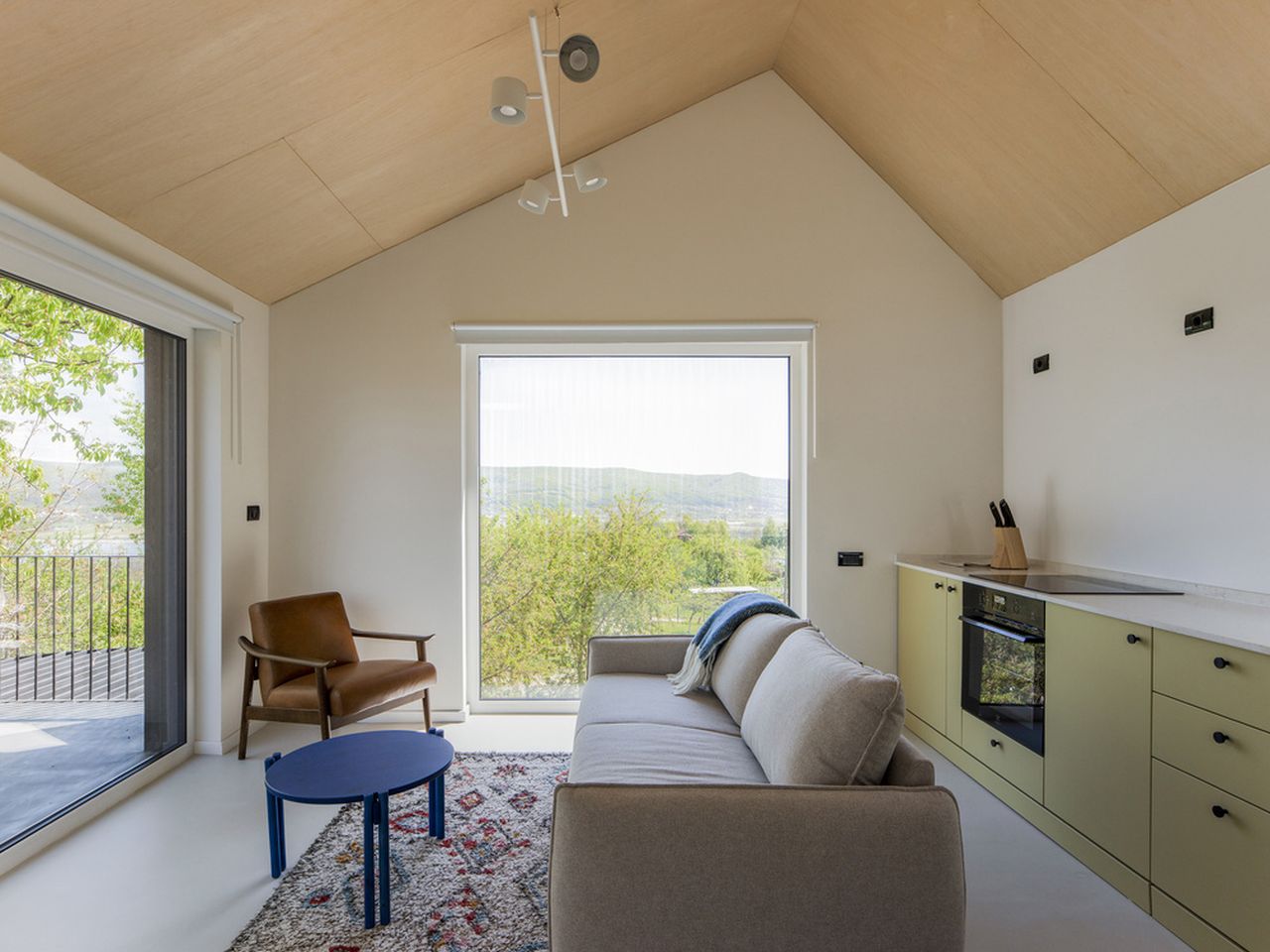 Lounge Area and Kitchen of CLO2 Cabin