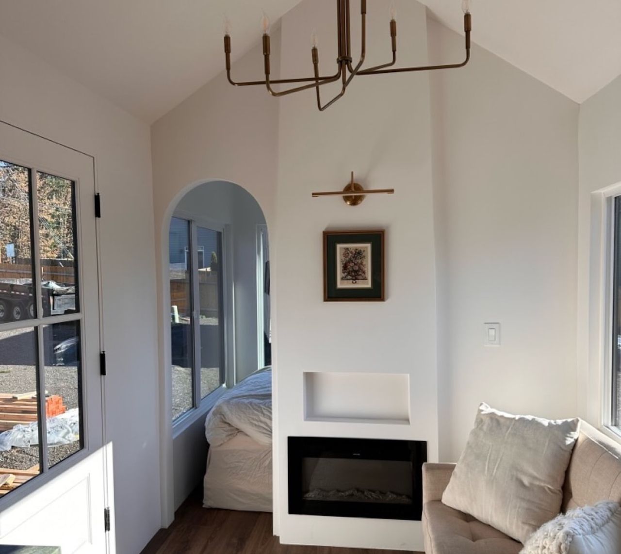 Lounge Area of Beautiful Tiny House