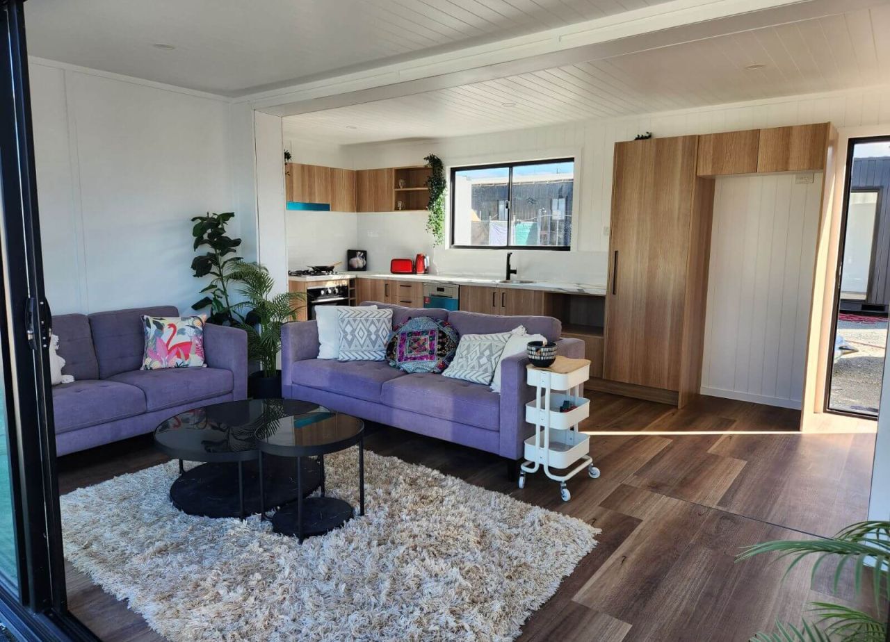 Lounge Area of Hayman Container Home