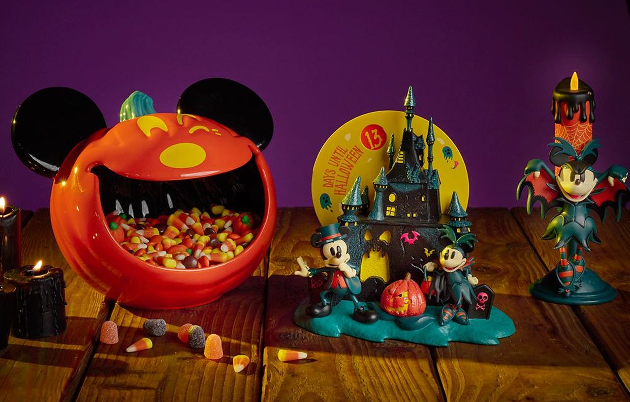 Mickey Mouse Jack-o'-Lantern Halloween Candy Bowl