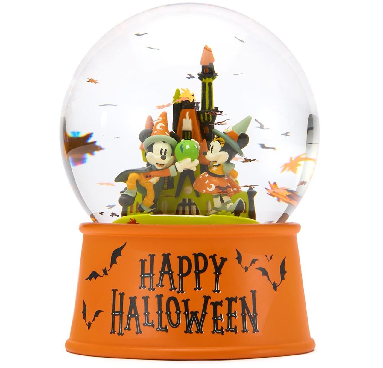 Mickey and Minnie Mouse Halloween Mini Snowglobe