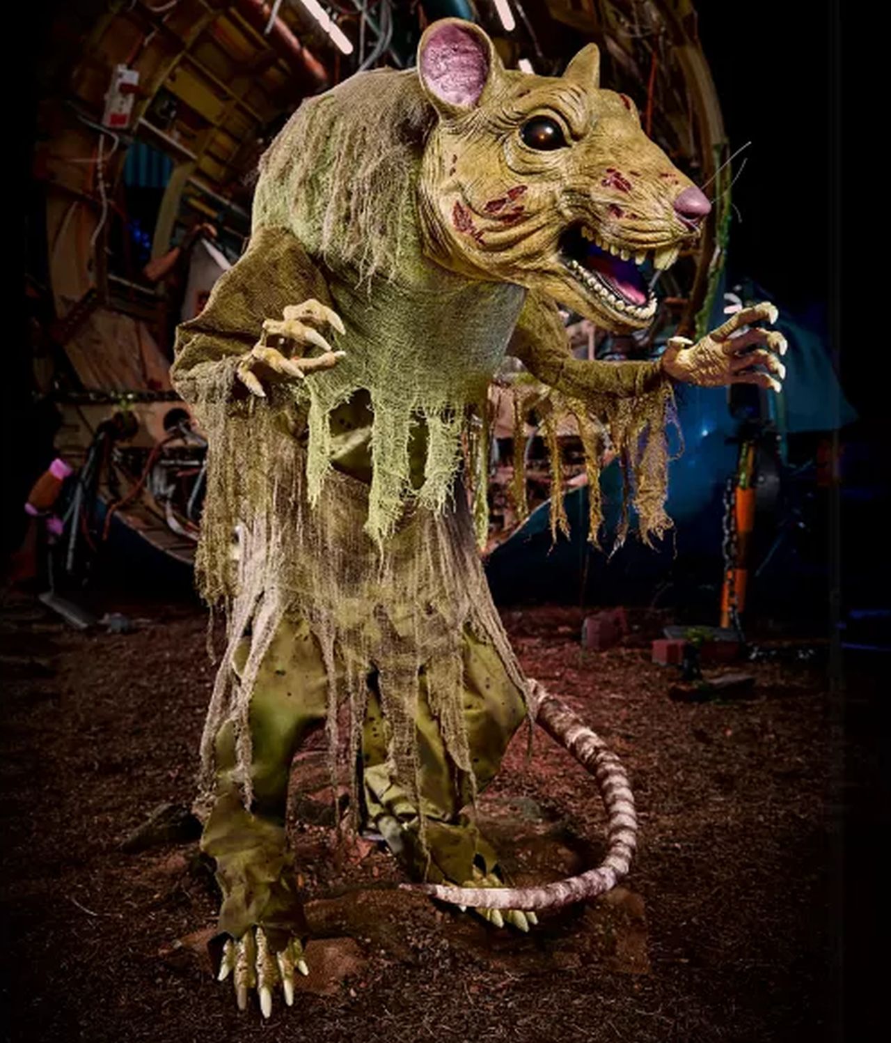 Mutant Sewer Rat Animatronic From Spirit Halloween Animatronics Collection