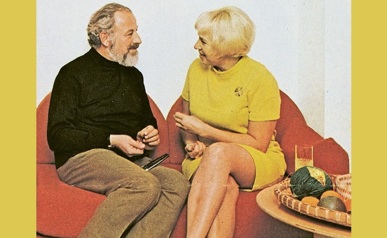 Nanna and her husband, Kurt Heide in London in the late 60s
