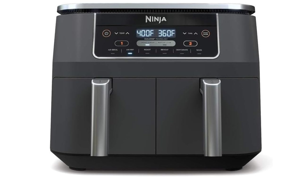 Ninja DZ201 Foodi 8 Quart 6-in-1 DualZone 2-Basket Air Fryer