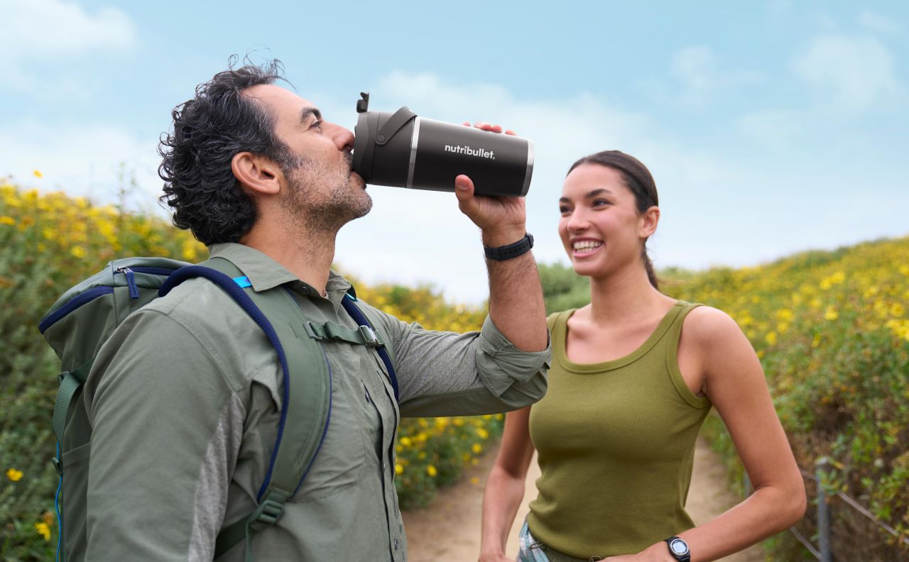 Portable Blenders on Amazon - Nutribullet Flip Portable Blender with Insulated Cup
