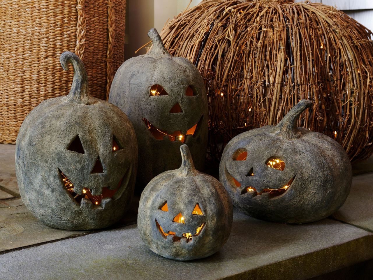 Pottery Barn Halloween Collection 2025 - Handmade Terracotta Jack O' Lantern