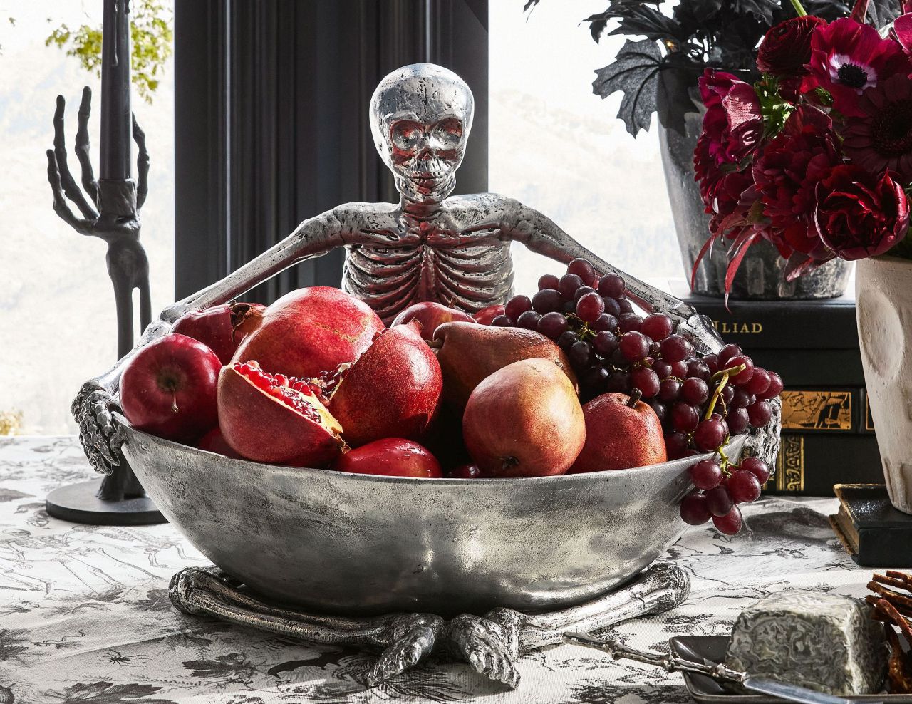 Pottery Barn Halloween Collection - Skeleton Candy Bowl