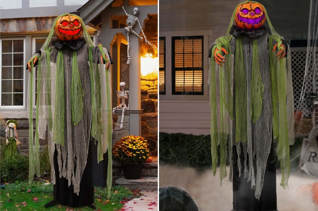 Prime Day Deals on Outdoor Halloween Decorations - Root of Evil Prop Animatronic
