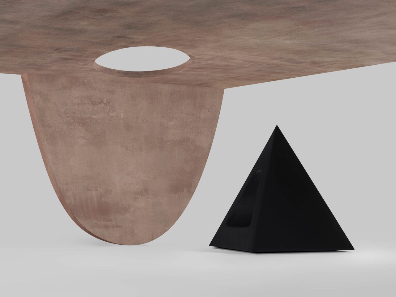 Pyramidal Cave Chair by Domain Architects For Bischiyano