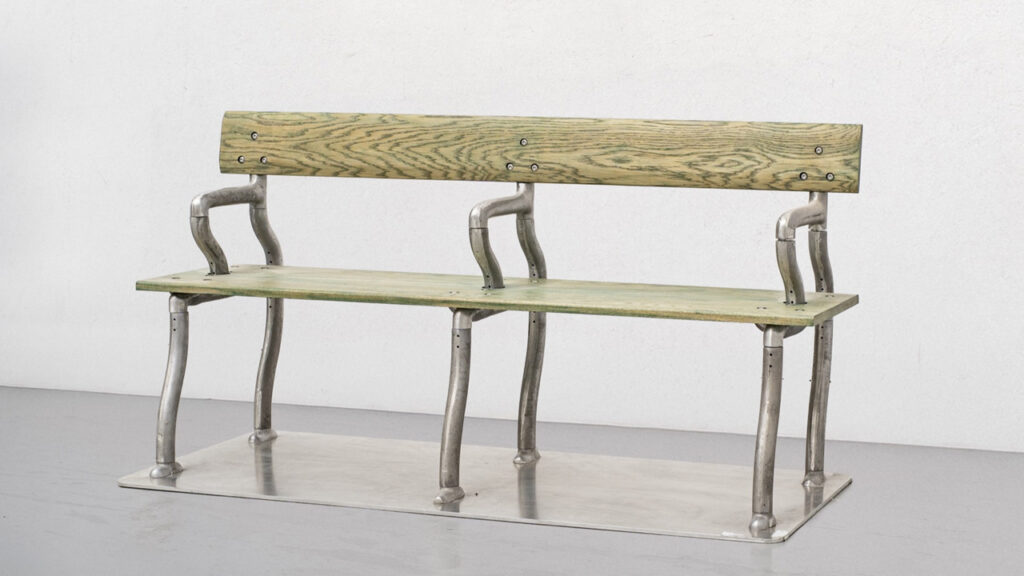 Soft Baroque -Dancing Bench that Sways When Weight is Applied