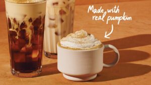 Starbucks Fall Menu Returns August 26 With Pumpkin Spice Latte
