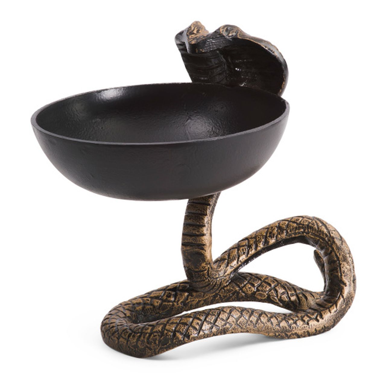 T.J.Maxx Halloween Collection 2025 - SPOOKY NIGHT Aluminum Snake Candy Bowl