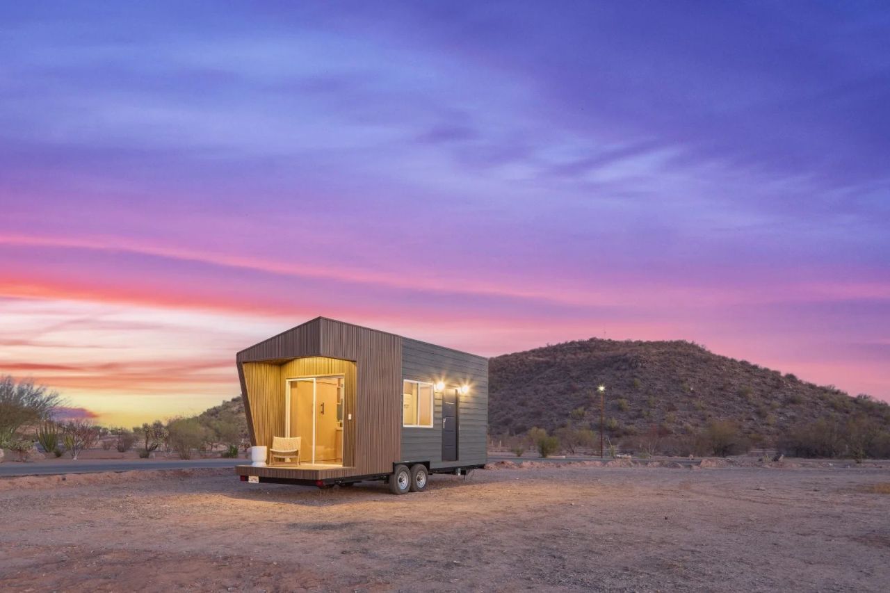 Vettel Tiny House by myHAUSING in Arizona With Chef’s Kitchen and Spa-Inspired Full Bathroom
