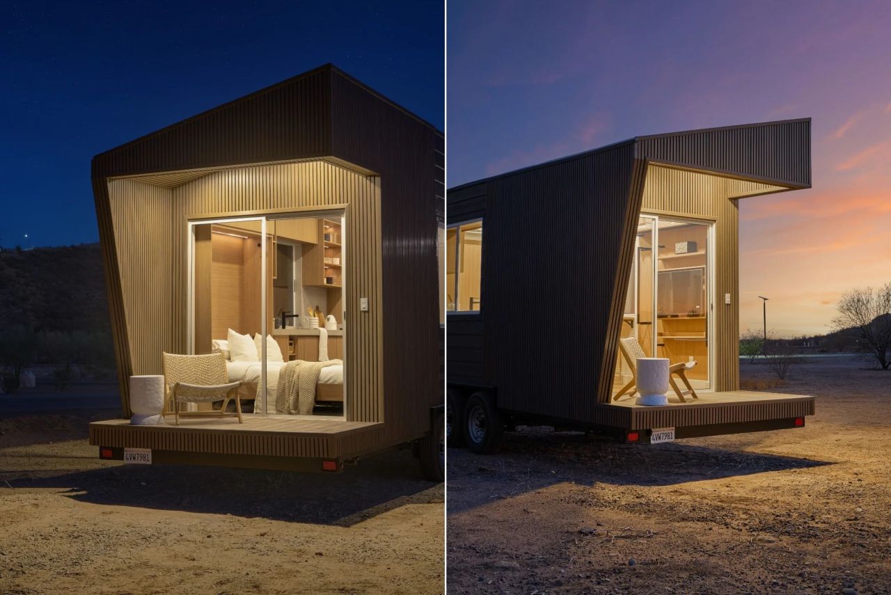 Vettel Tiny House by myHAUSING in Arizona With Chef’s Kitchen and Spa-Inspired Full Bathroom