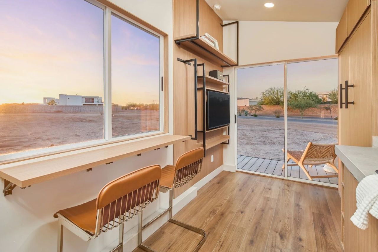Vettel Tiny House by myHAUSING in Arizona With Chef’s Kitchen and Spa-Inspired Full Bathroom