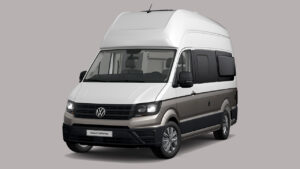 Volkswagen 2026 Grand California with wet bathroom and bamboo interior