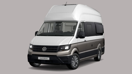 Volkswagen 2026 Grand California with wet bathroom and bamboo interior
