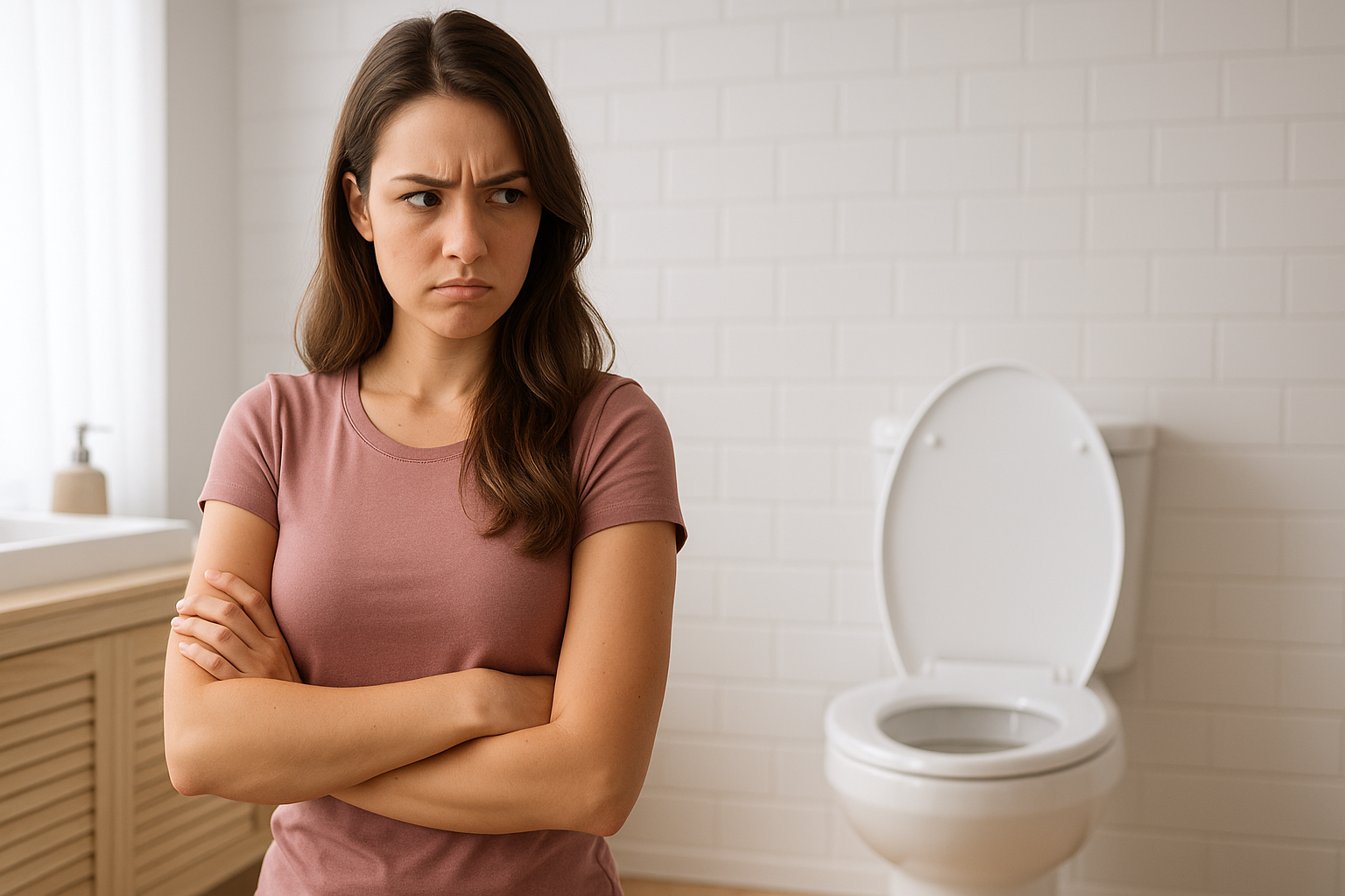 forgets to close the toilet lid