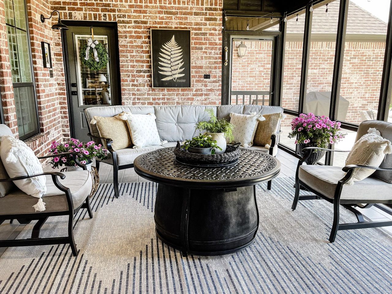 sunroom into porch lounge area by Trisha Spears