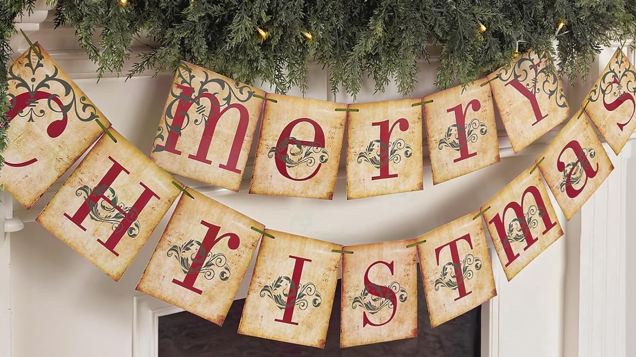 vintage-themed-christmas-banner-from-Amazon-Prime-Big-deal-days-sale-2025