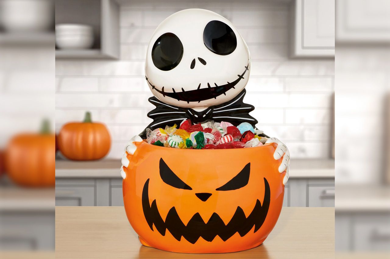 2025 Costco Halloween décor - Disney Nightmare Before Christmas Jack Skellington Treat Bowl