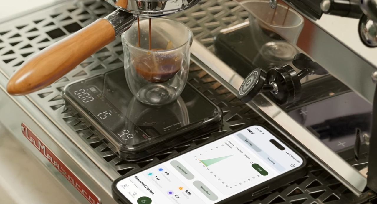 BOOKOO-Themis-Ultra-world's-first-IP67-Waterproof-&-Bluetooth-Coffee-Scale