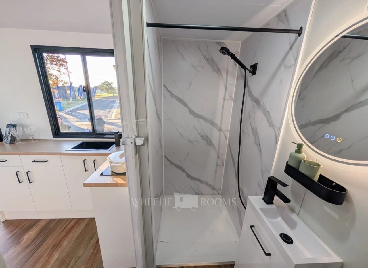 Bathroom of 8M Tiny House