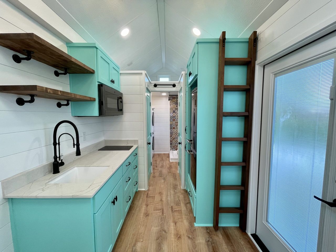 Beach Haus tiny house interior