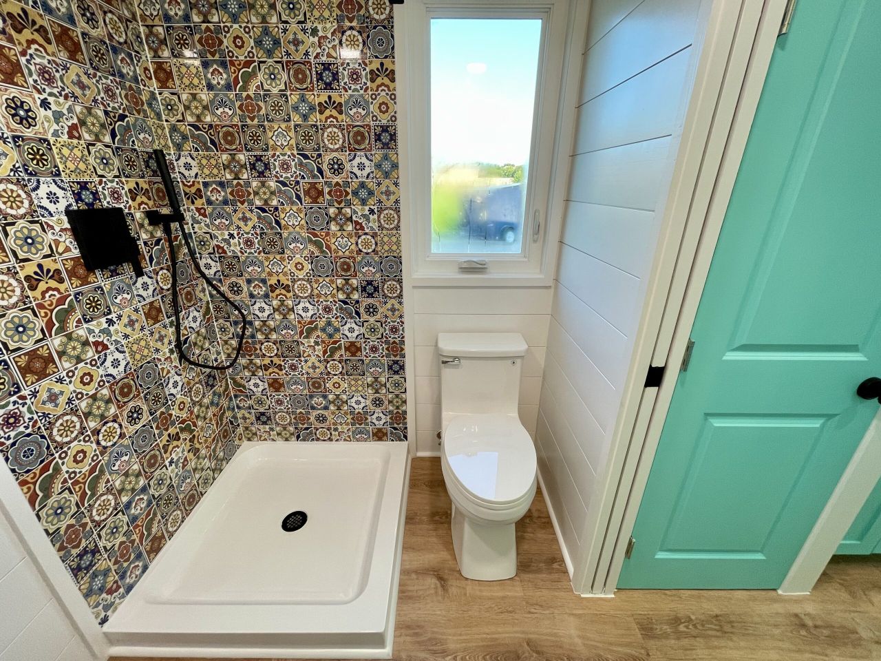 Beach Haus tiny house bathroom