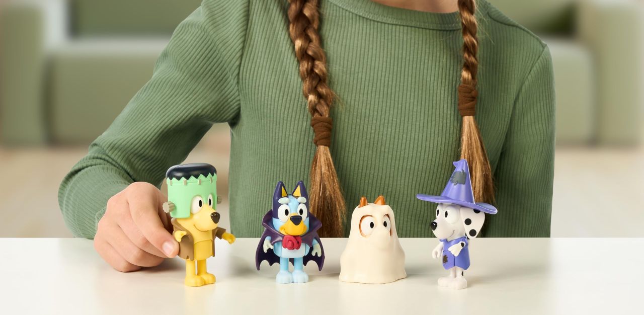 Bluey Figure 4-Packs, Halloween