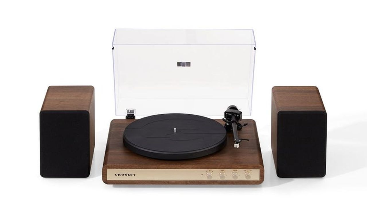 C65 RECORD PLAYER WITH SPEAKERS